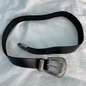 Ecote Metal-Tipped Leather Belt